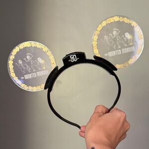 50th anniversary Haunted Mansion Mickey Ears - light up